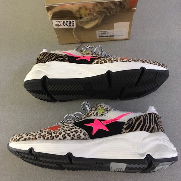 Golden Goose Running Sole Zoo Puzzle Pink Star NIB - Picture 4 of 7